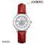 2015 hot sale sapphire ceramic watch with genuine leather band fashion vogue wrist watch for women