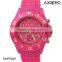 Fashion rubber watches, cool big face, girls colorful watch