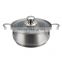 16cm stainless steel alcohol stove with pot alcohol furnace camping stove