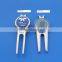 2 different design size existing metal golf divot tools