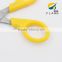 Yangjiang hottest sales Student scissors yellow handle stainless steel student scissors