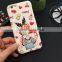 PU Leather 3D Design Candy Girl Case for iPhone