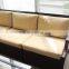 Cheap wholesale outdoor rattan corner sofa, L shaped rattan sectional sofa
