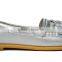 silver shoes 2015 new design pointed toe women flat shoes pumps