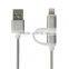 HUNDA Combo Sync Data Micro USB MFI Certified Cable for iPhone 6