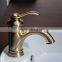 Brass top selling antique faucet deck mounted