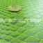Green Fish Scale Pattern PVC synthetic Leather Bag leather with spraying patterns