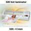 320 A3 hot press laminator for dragon pvc sheet