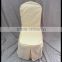 Hot sale wedding 100% polyester ivory chair cover