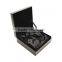 Simple design leather perfume box packaging