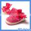 HOGIFT Spring yellow pink white baby sandals, bow baby shoes