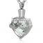 Dongguan TRuthkobo Wholesale Cremation Urns Jewelry Pendant Big Heart Shape Stone Pendant Jewelry