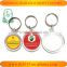 custom paper insert key ring rectangle clear acrylic key ring cheap promotional gift keyring