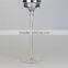 Tall Crystal Glass Candle Holders for Home Decoration