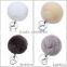 PomPom Cell Phone Car Handbag Charm Rabbit Fur Ball Keychain/