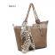 Women's handbag Silk scarves decoration Ostrich grain big bag fashion shoulder bag messenger bag