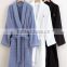 coral fleece printed bathrobe for men