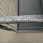 large heavy duty square tube dog crate kennel with ABS tray