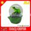 frog snow globe with stone base for souvenir 2015