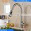 China UPC Kitchen Tap Brushed Nickel Faucet Pull Out With Flexible Folding Hose
