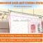 customized heavy duty push pull wall wall mounted folding laundry rack sheet metal warehouse storage rack