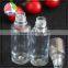 trade assuranc wholesale colored 30ml pet plastic dropper bottle with child proof cap for e-liquid bottle