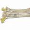 handmade yarn dye cotton braided cord with double tassle end