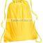 orange yellow black pink cheap custom promotion waterproof nylon drawstring bag