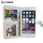 China Guangzhou wholesale magnet smartphone design wallet leather case with screen protector for iphone 6s housing case cover