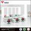 Modern wood 6-seater office table workstation