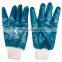 China famous Blue Nitrile Coated Work Gloves Nitrile Coated Gloves