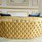 European New Classic Italian Chesterfield Design Fabric Sofa Set AL033