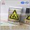 reflective caution warning sign board