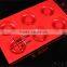 100% Food Grade Fda And Lfgb Hot Sale 6 Hole Silicone Doughnut Cake Mold
