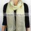 Yarn Dyed Stripe Blended Scarf with fringe