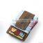 2015 Newest custom genuine leather credit card holder with money clip