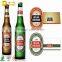 2016 Self Adhesive UV Offset Printing plastic labels wine bottle sticky label