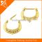 2016 Indian artificial gold plated nose ring septum piercing fashion body jewelry