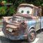 Fiberglass decorative vintage handmade car model
