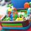 Customized inflatable jungle animal park, inflatable fun city