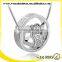 Ring Heart Design Small Moq Crystal Pendant Necklace Quality Choice