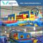 Funny Outdoor adults cheap inflatable water obstacle course for sale