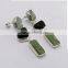 Aquamarine & Prehnite & Black Onyx 925 Sterling Silver Earring, Indian Jewellery Manufacturer, Wholesale Silver Jewellery