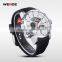 Weide Japan Movt Quartz Watch Stainless Steel Back Water Resistant 3atm Multifunctional Sport Watches Men