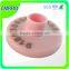 Anti-drop round ear tag for animal tracking