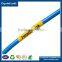 Laminating optical plastic warning scratch-resistant cable label