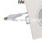 2016 long life Car Park two heads 14w recessed led downlight
