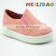 Good quality girls new design latest canvas shoes for baby