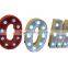 wedding decorations wholesale China led marquee letter light with the battery power