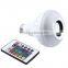 Led light RGB color smart bluetooth music hi-fi super bass speaker with remote control